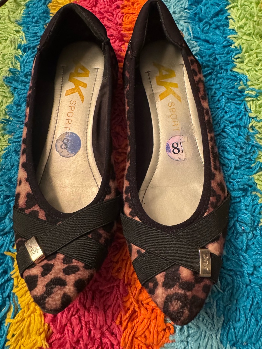 Leopard Print Pink Ballet Flats